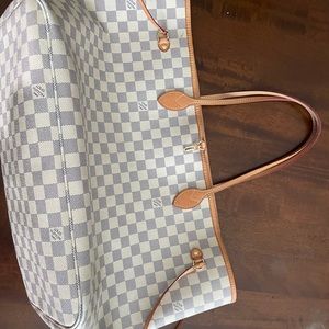 Large Checkered Tote